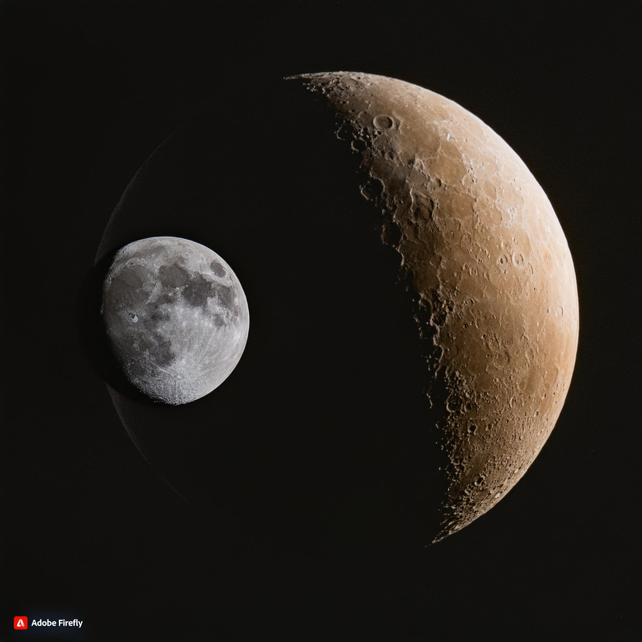 Conjunction of Moon and Jupiter on 14 December, 2024