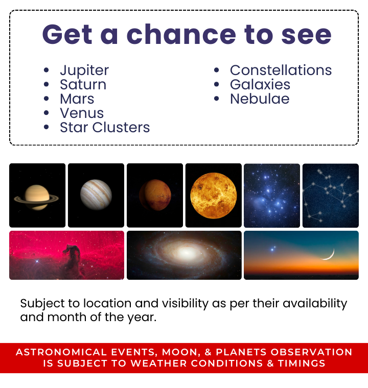 Stargazing activities at Astroport1