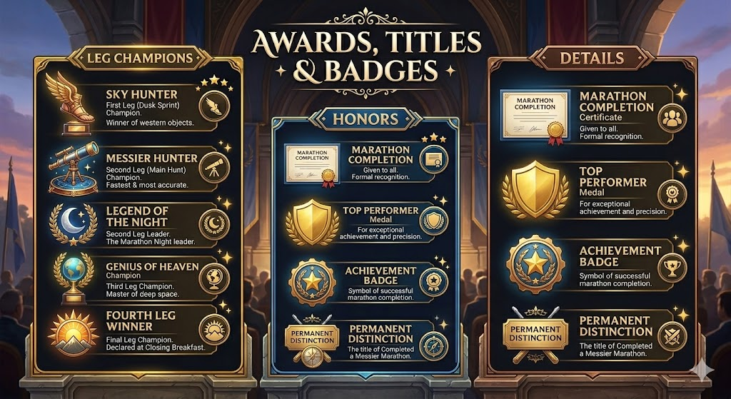 Awards, Titles & Badges
