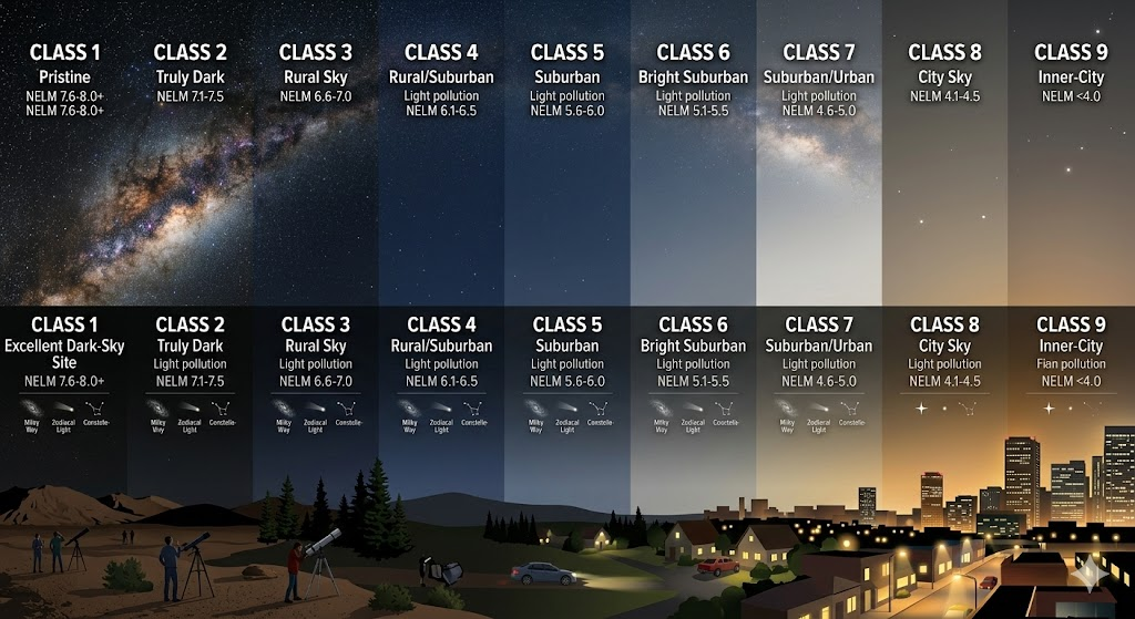 Bortle Dark-Sky Scale