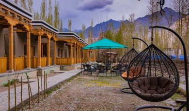 stargazing in Nubra - Shangrila Resort